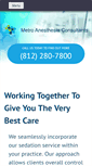 Mobile Screenshot of metroanesthesiaconsultantsllc.com
